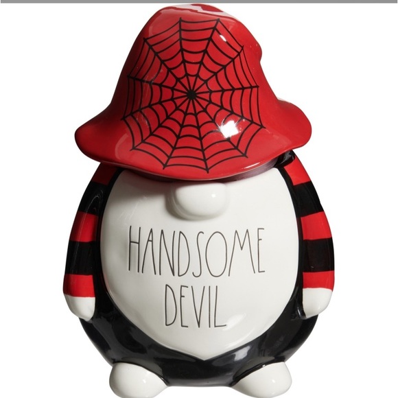 🎃 Rae Dunn Handsome Devil Gnome Canister - Picture 1 of 5
